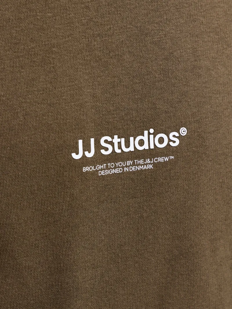 JJESOHO SWEAT CREW NECK NOOS, Cocoa