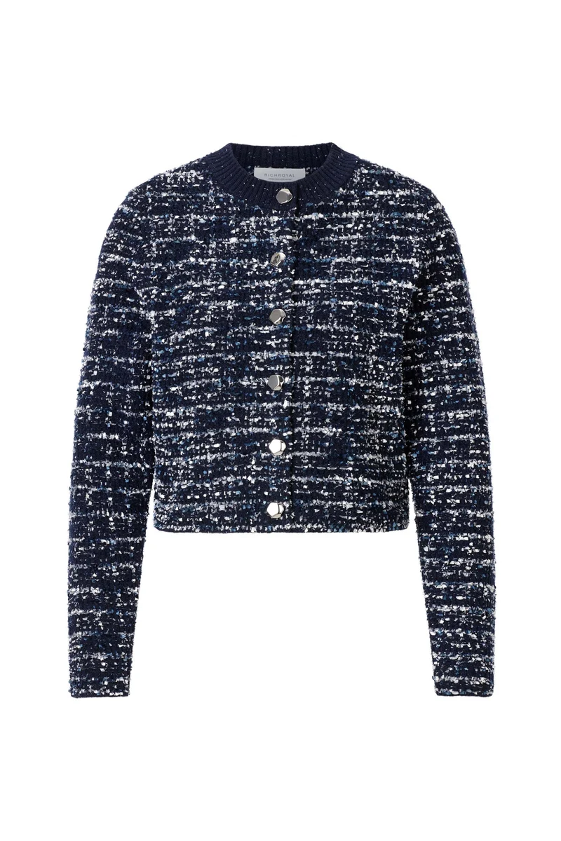 Fancy Tape Boucle Cardi, nightfall