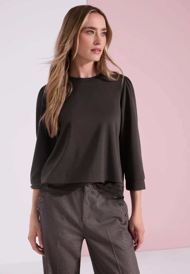 LTD QR style w.lace bottom, black coffee