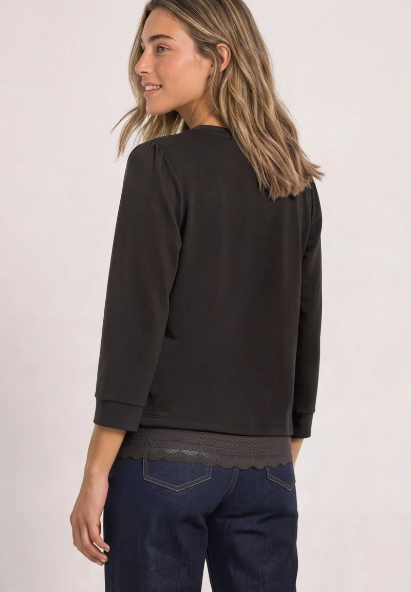 LTD QR style w.lace bottom, black coffee