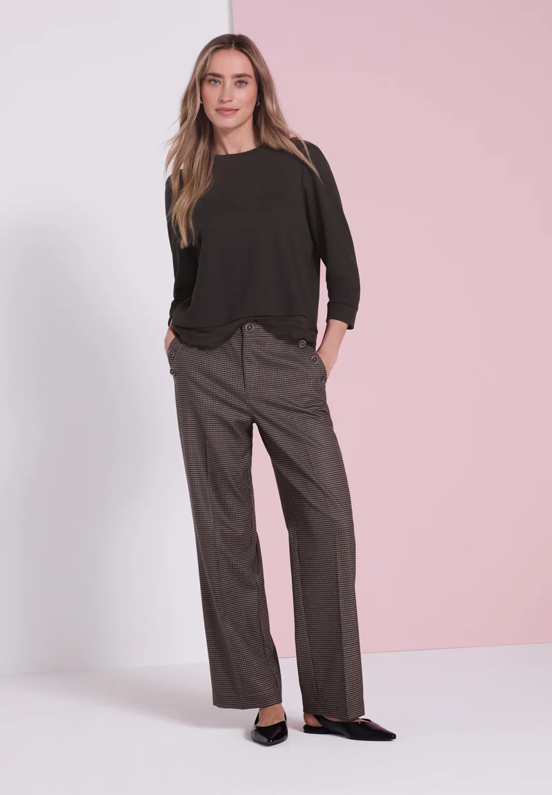 LTD QR style w.lace bottom, black coffee