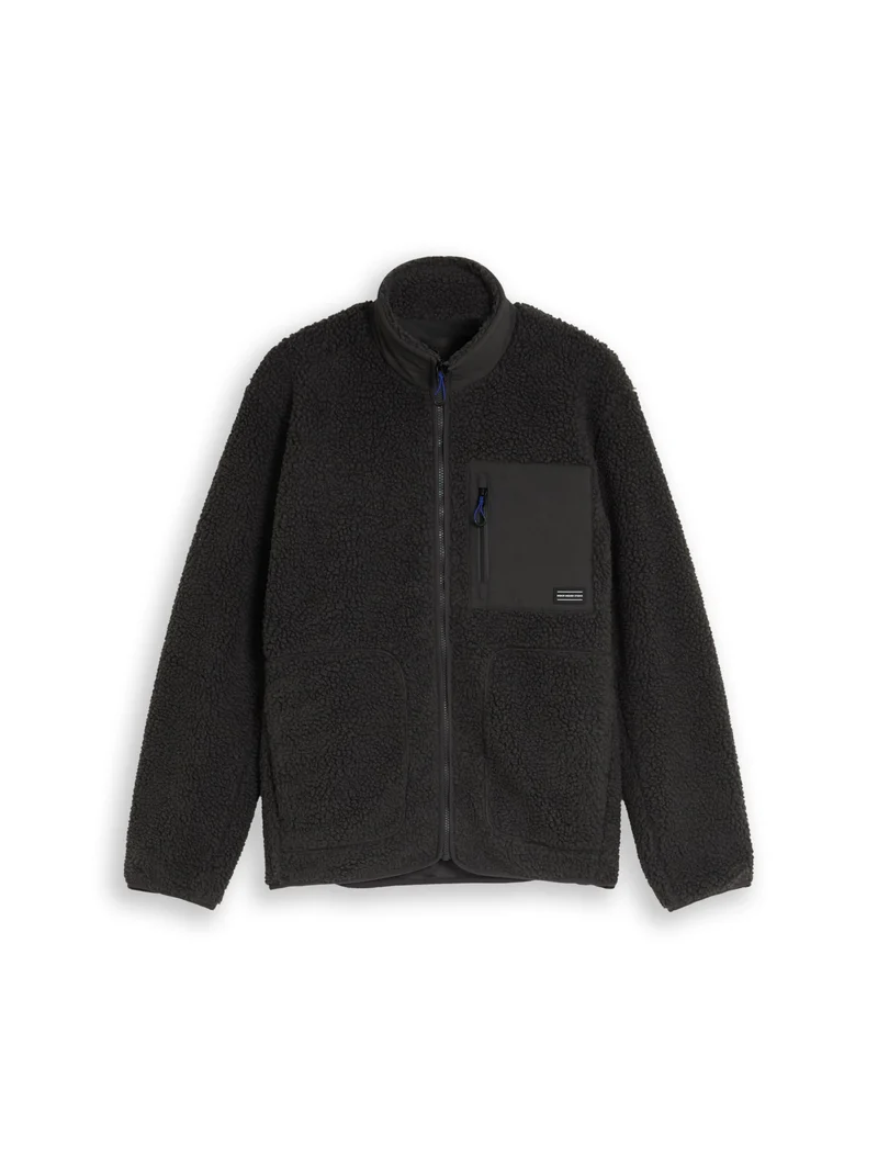 teddy jacket, Coal Mine Grey