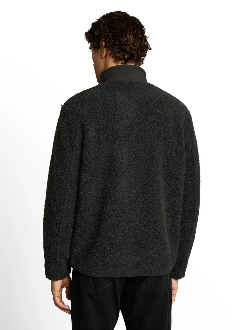 teddy jacket, Coal Mine Grey
