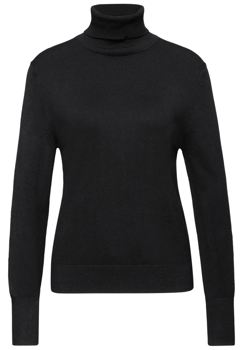LTD QR_basic roll-neck, Black