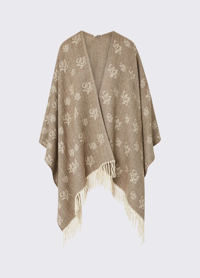 Jacquard Poncho