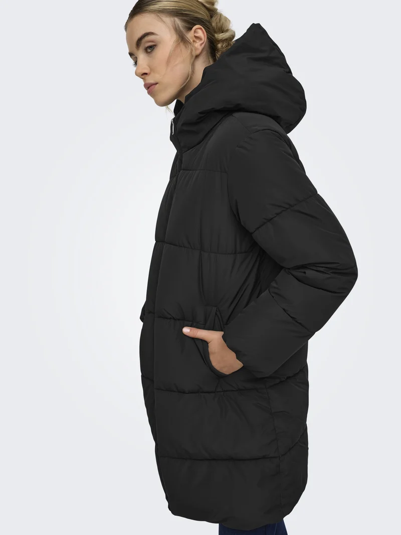 ONLJUTA PUFFER COAT OTW, Black