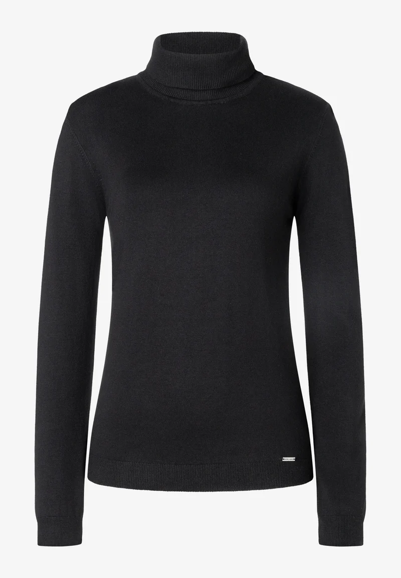 Turtleneck Pullover, black
