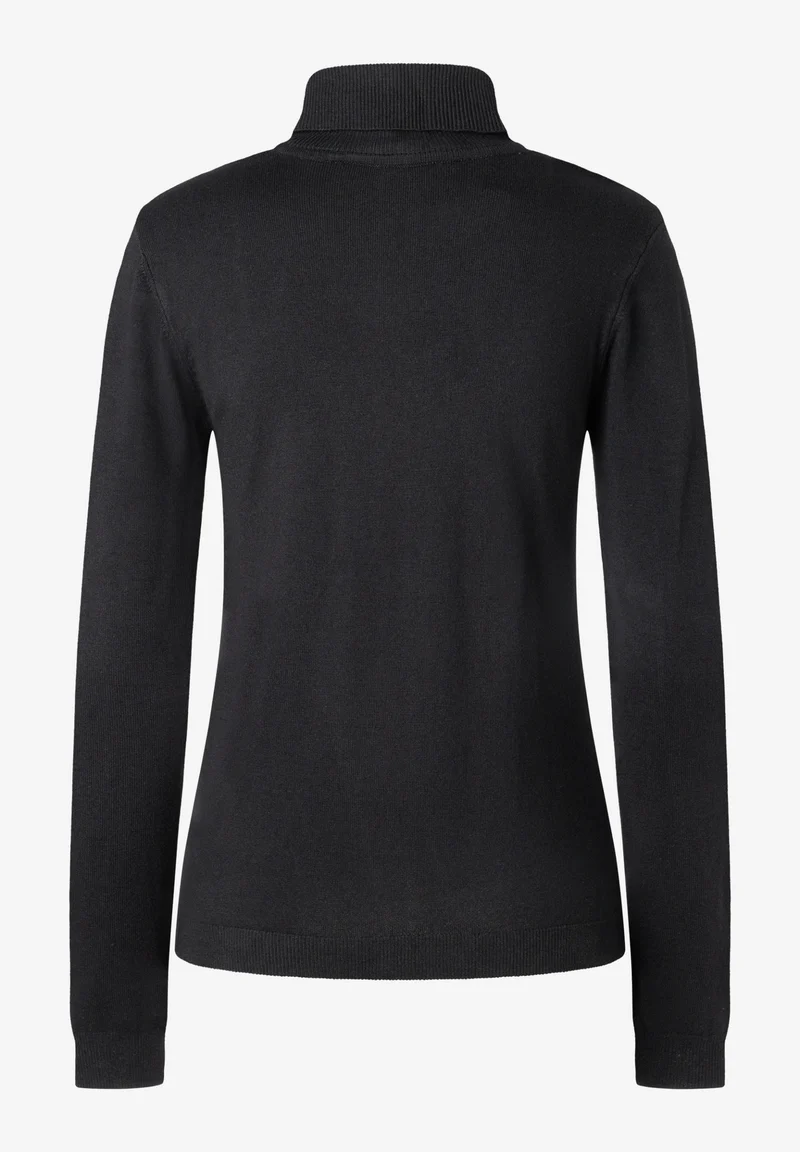 Turtleneck Pullover, black