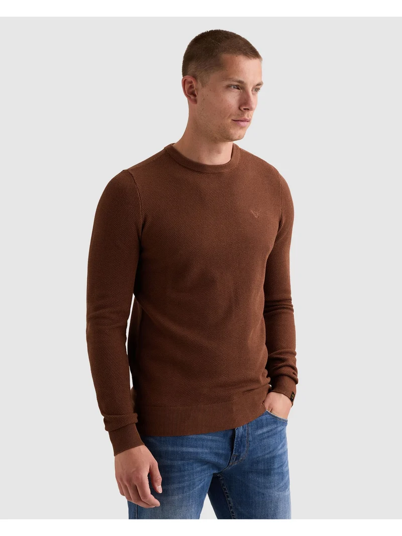 R-neck cotton modal, Arabian Spice