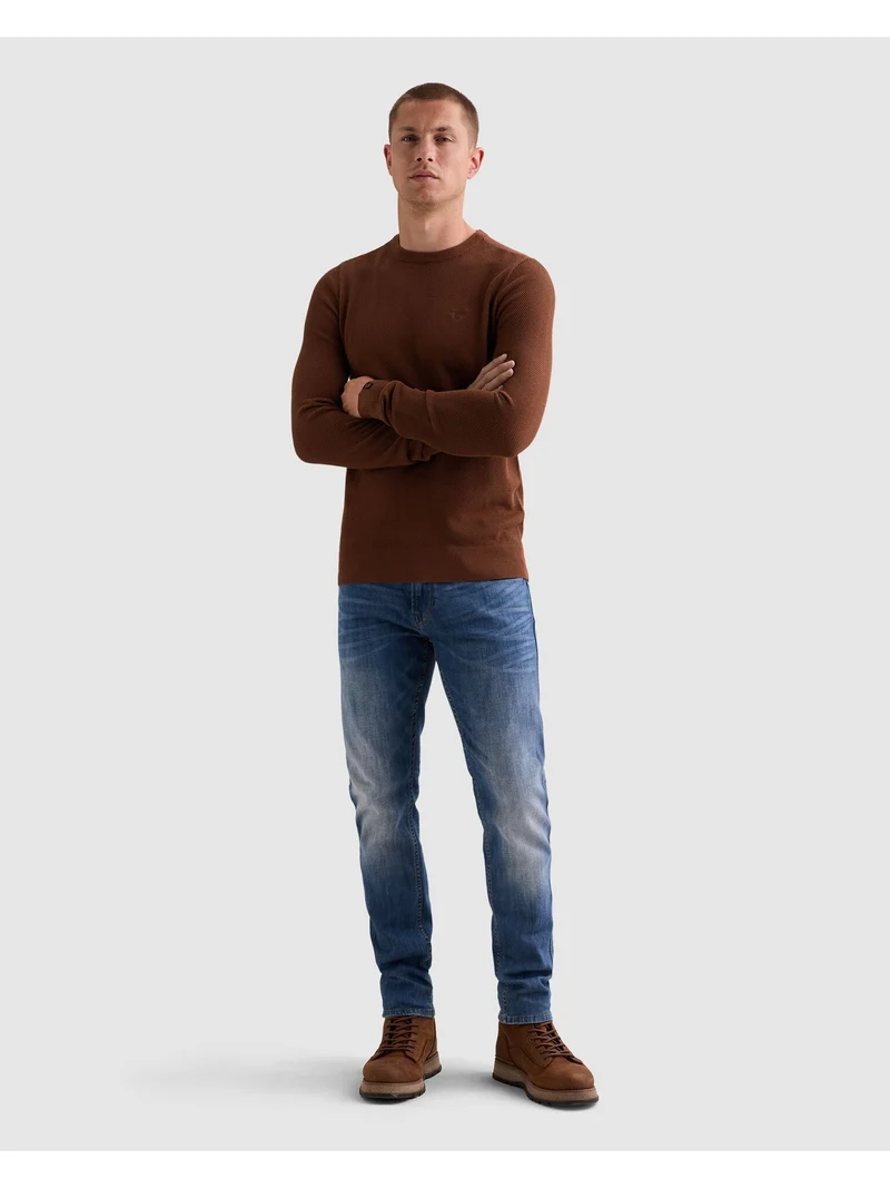 R-neck cotton modal, Arabian Spice