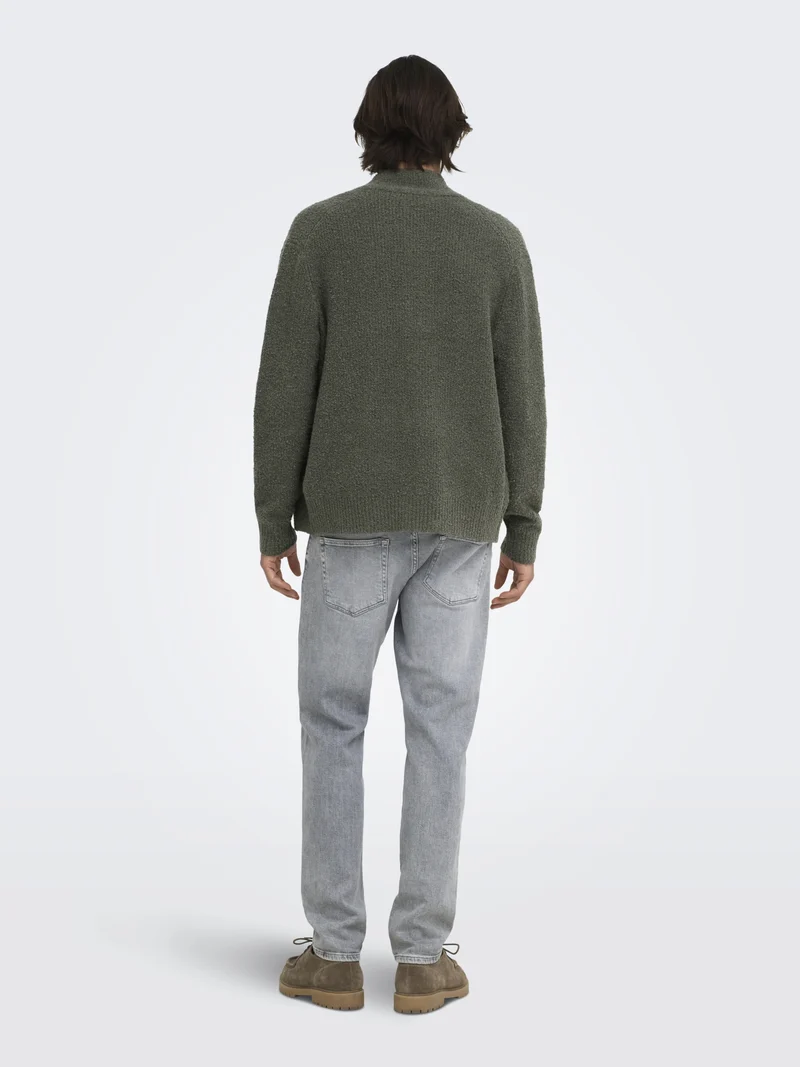 ONSDALE RLX LS CARDIGAN KNIT, Beluga