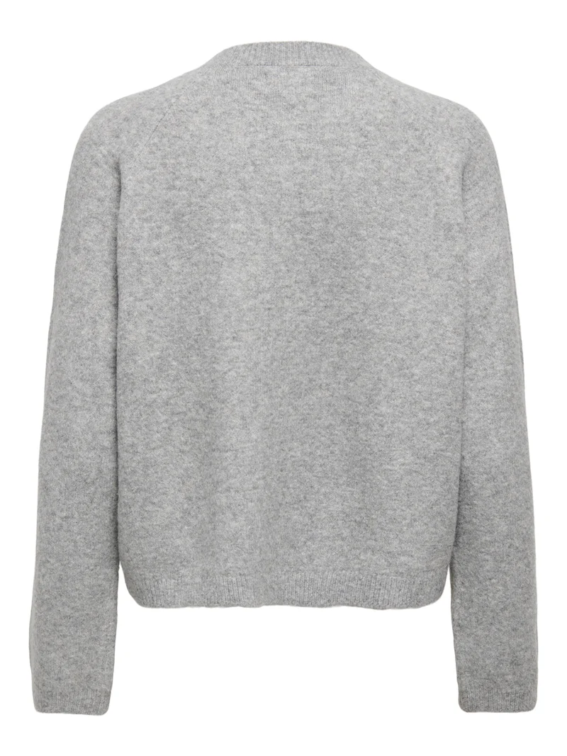 ONLPIEMONTE L/S CARDIGAN KNT NOOS, Light Grey Melange