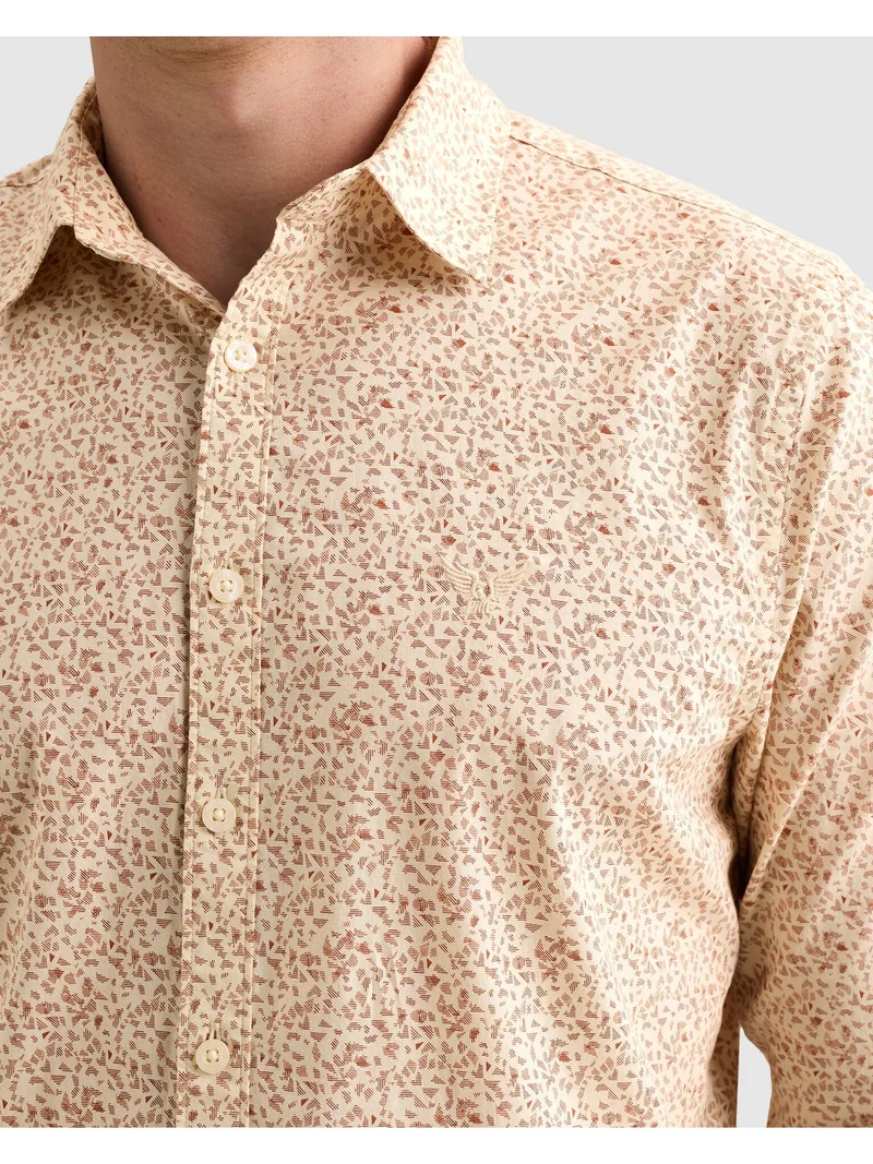 Long sleeve shirt Print on poplin, Arabian Spice