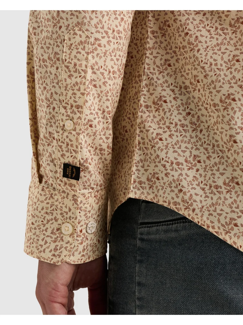 Long sleeve shirt Print on poplin, Arabian Spice