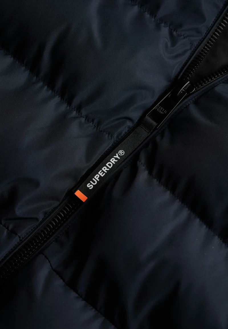HOODED SPORTS PUFFER JACKET, Eclipse Navy/Eclipse Navy