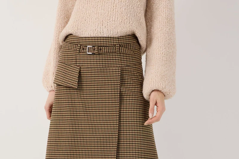 Higgins Check Skirt, higgins check