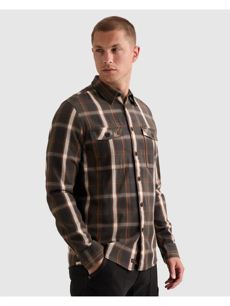 Long sleeve shirt Broken herringbo, Arabian Spice