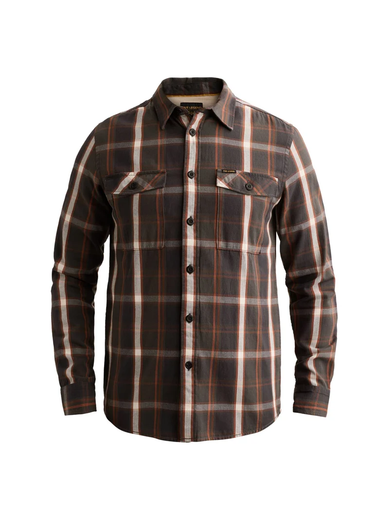 Long sleeve shirt Broken herringbo, Arabian Spice