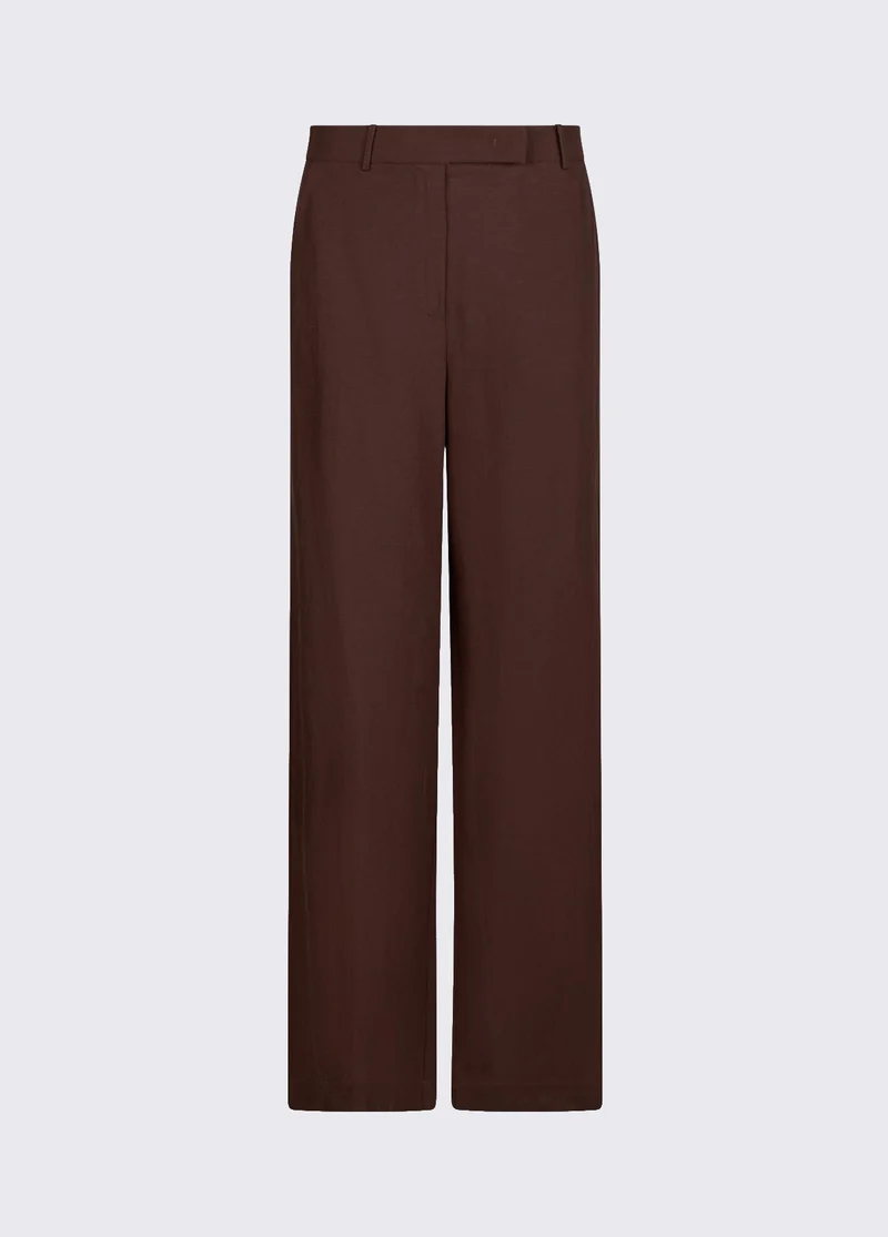 Linen-Blend Trousers