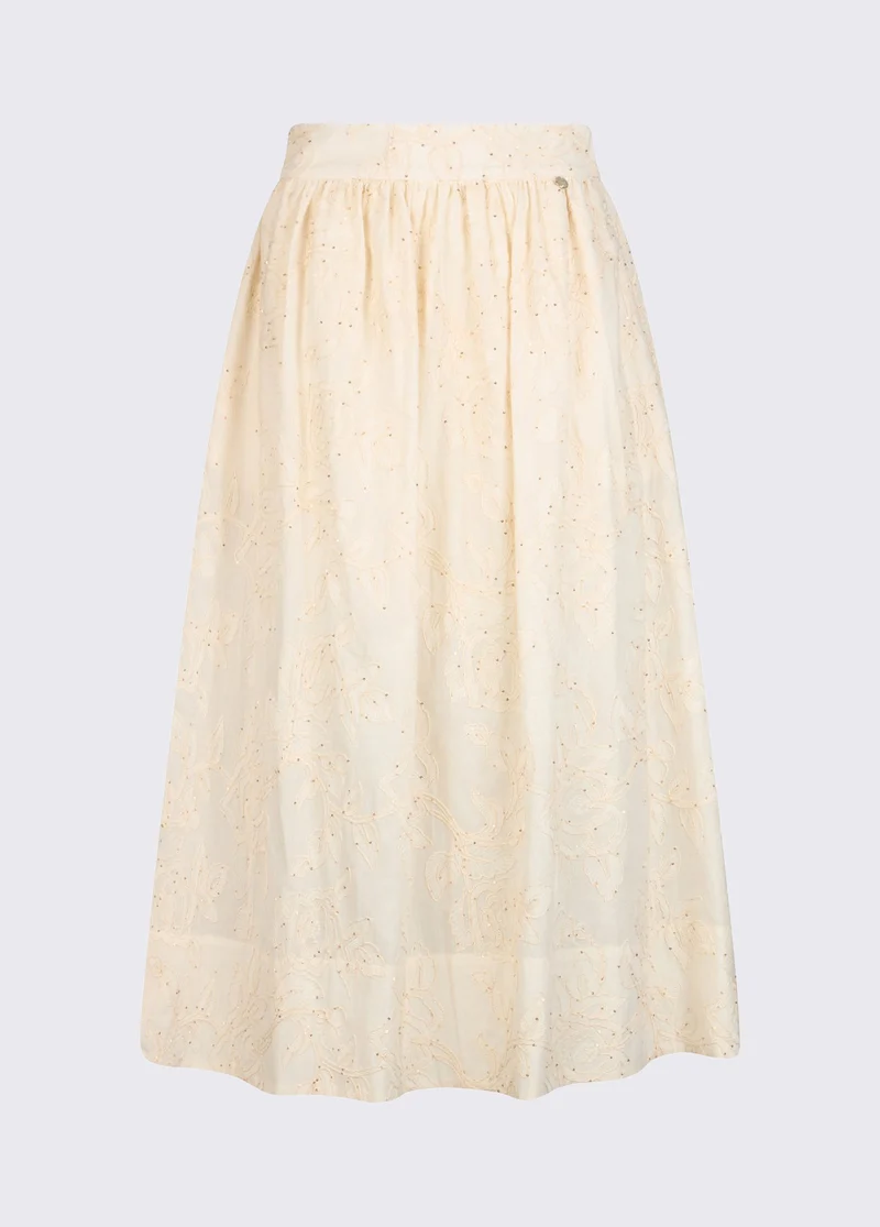 Embroidered Muslin Skirt