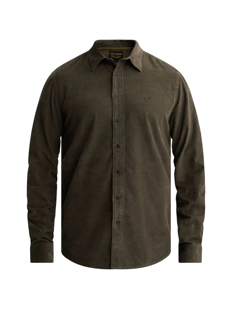 Long sleeve shirt Fine Corduroy, Beluga