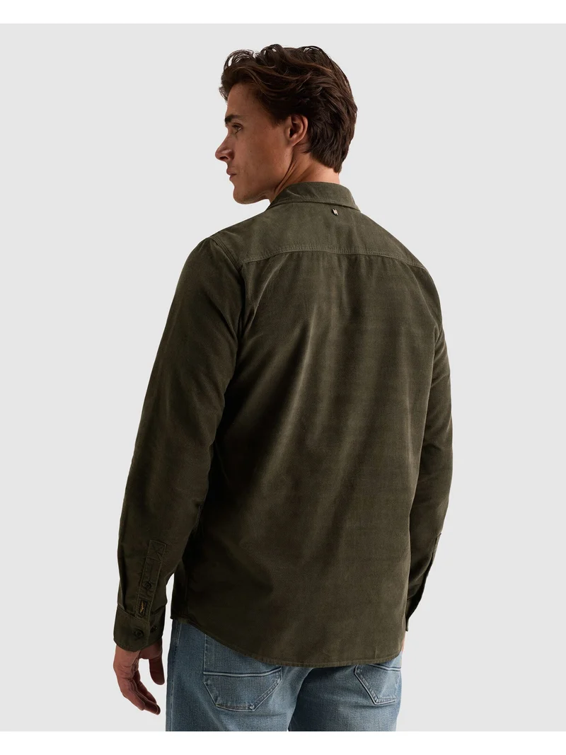 Long sleeve shirt Fine Corduroy, Beluga