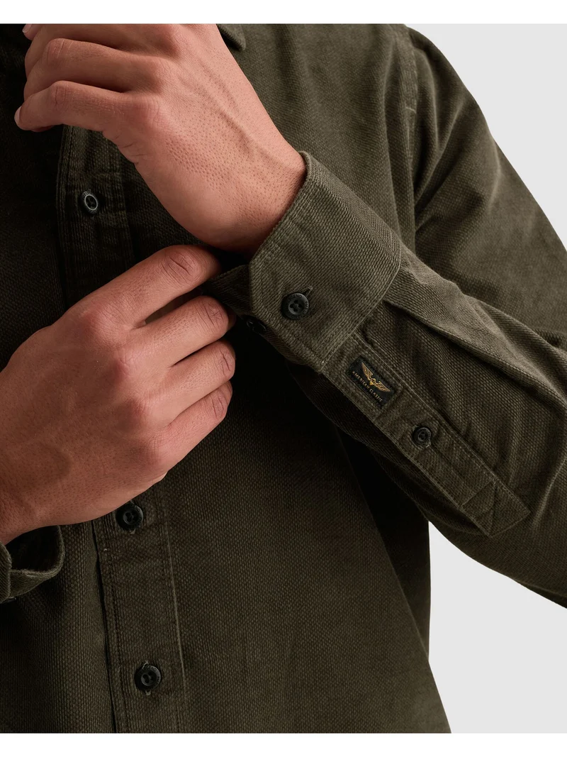 Long sleeve shirt Fine Corduroy, Beluga