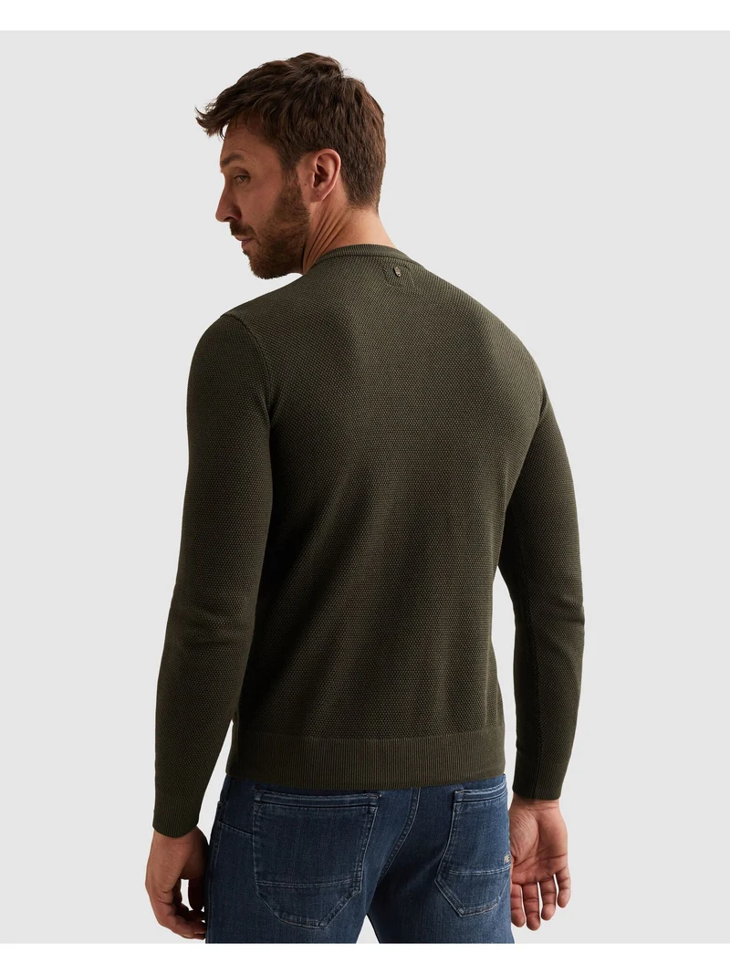R-neck cotton modal, Beluga