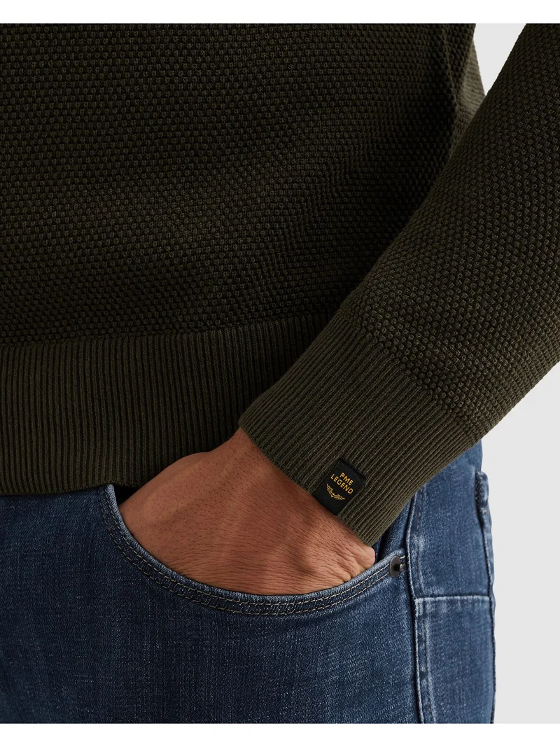 R-neck cotton modal, Beluga