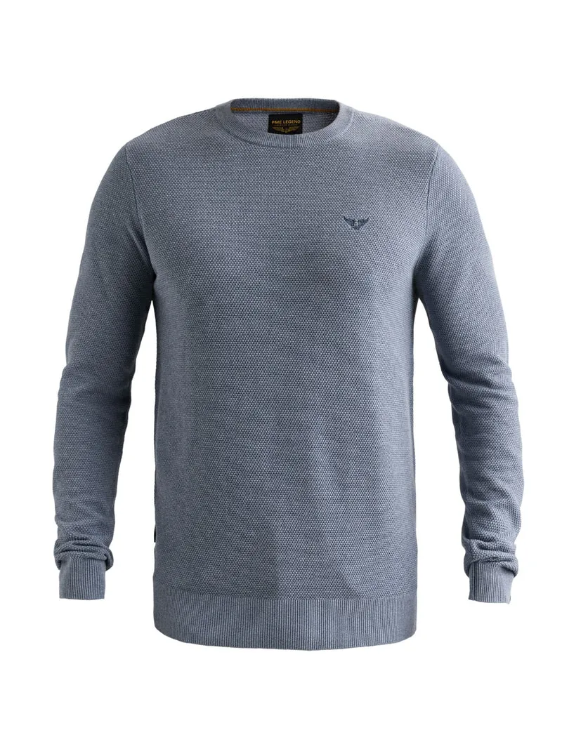 R-neck cotton modal, Porcelain