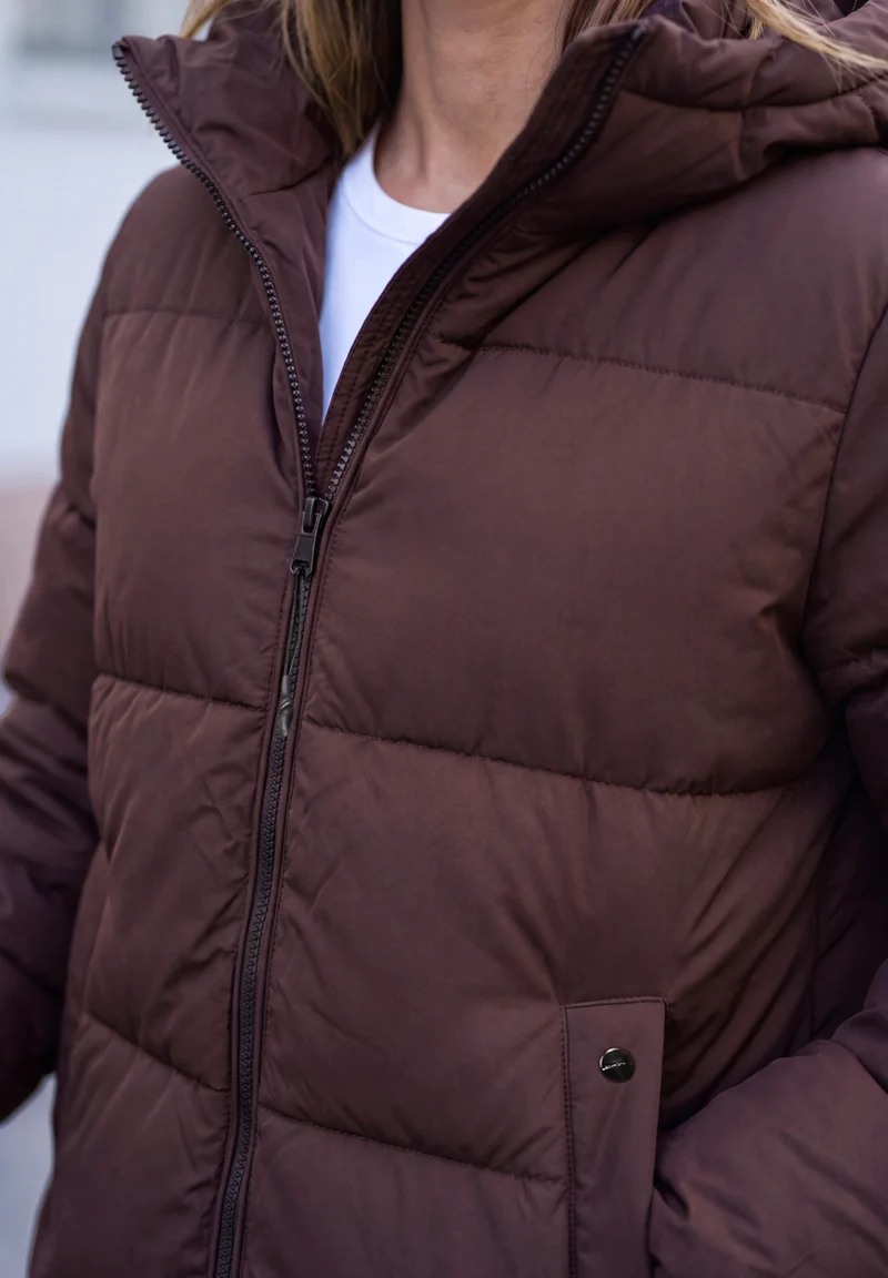 LTD QR Studio Short Padded Jkt, russet red
