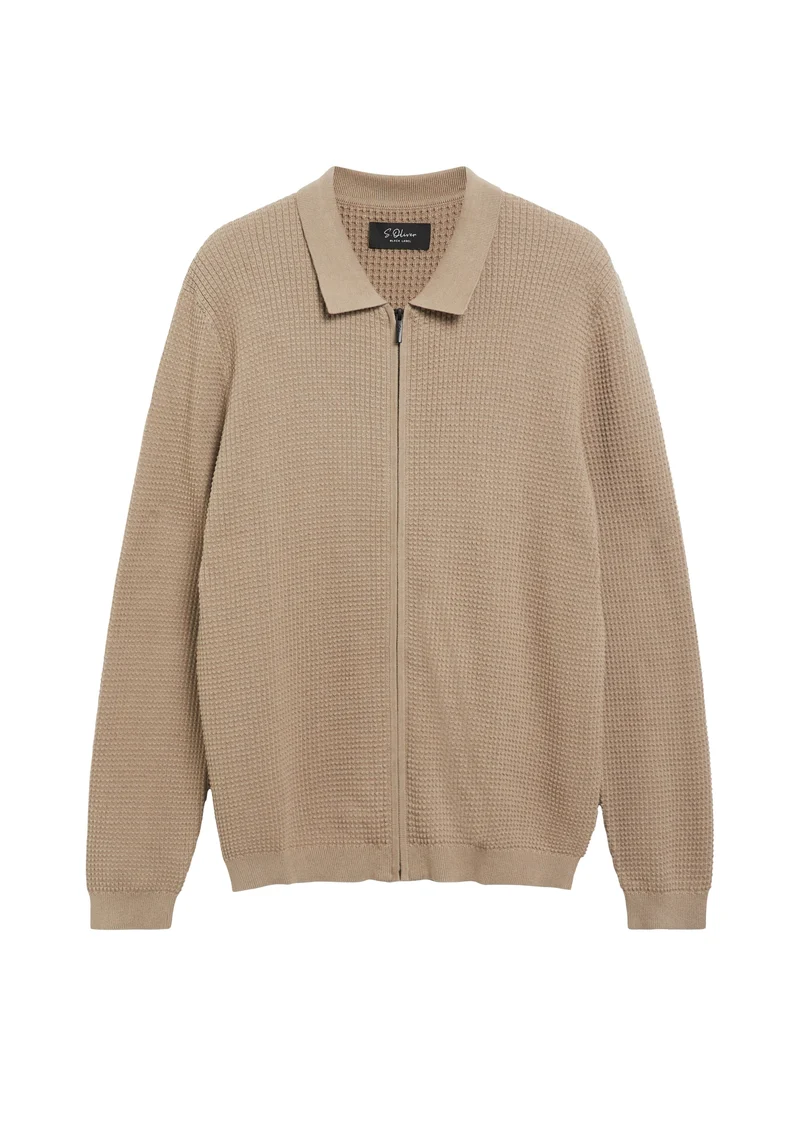 Strickjacke, BROWN