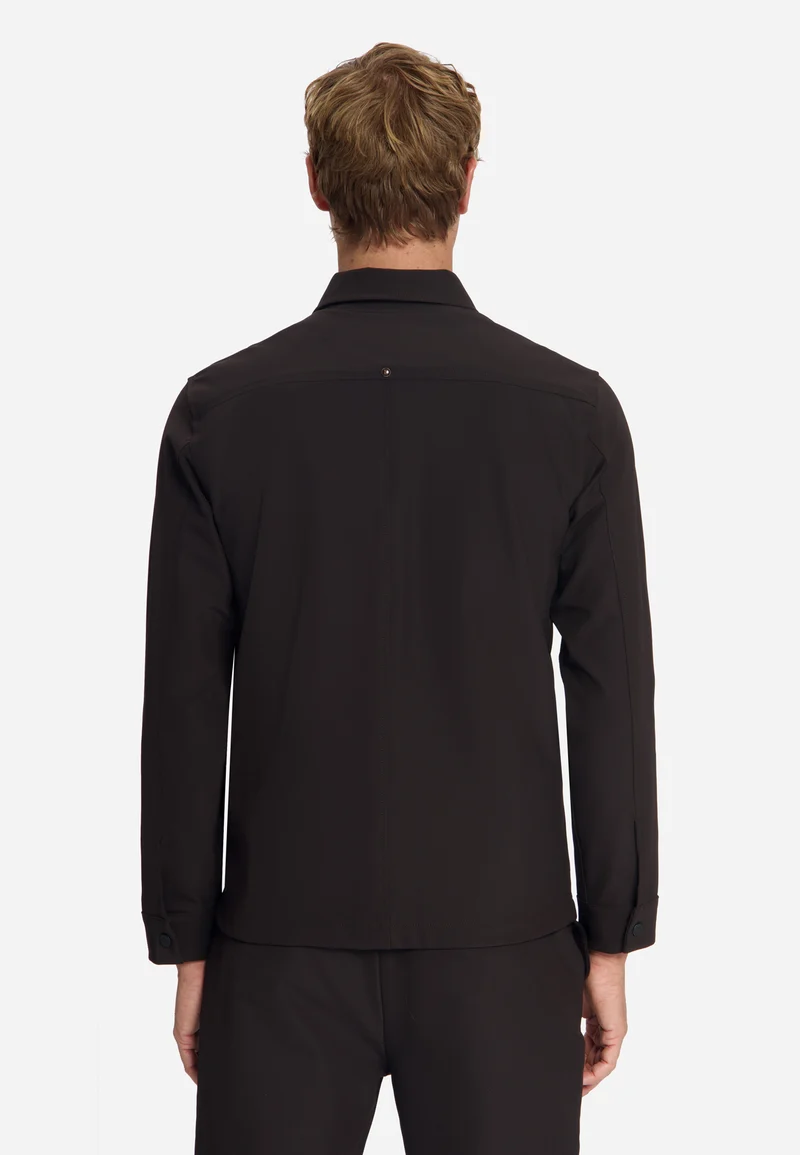 Overshirt Full Zipper Stretch Sedoc, Earth