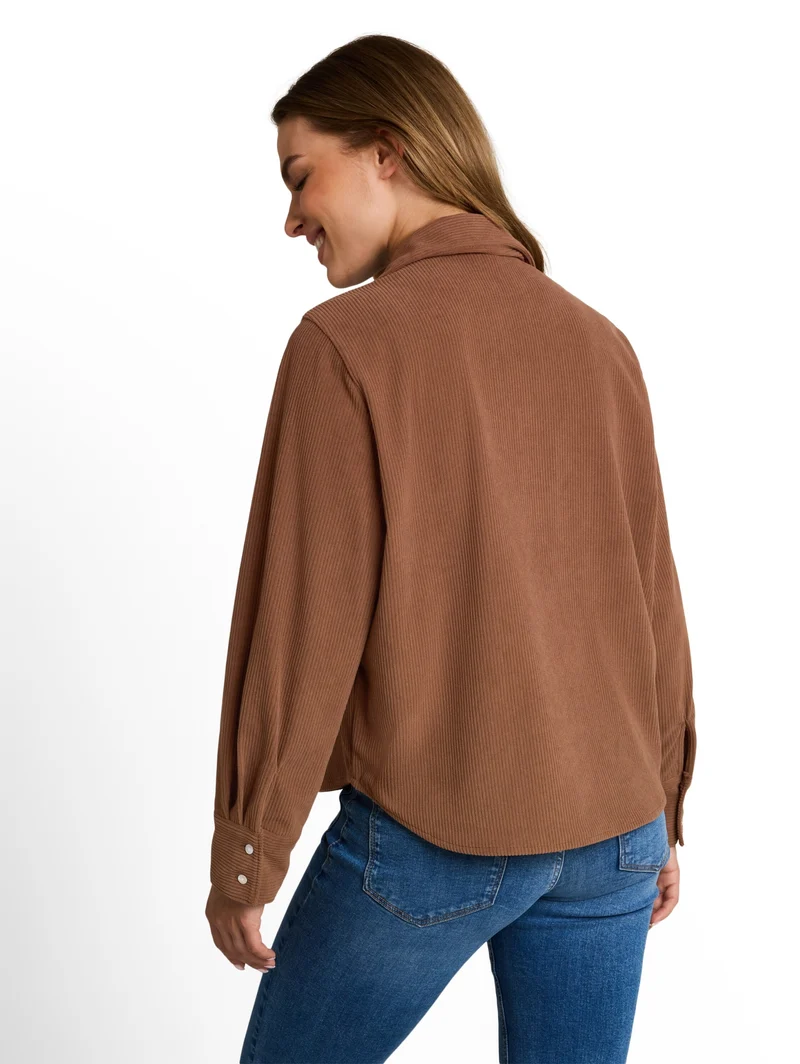 blouse cosy corduroy, camel