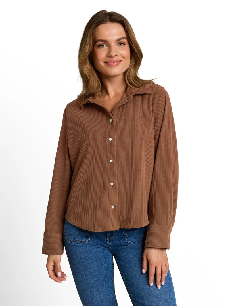 blouse cosy corduroy, camel