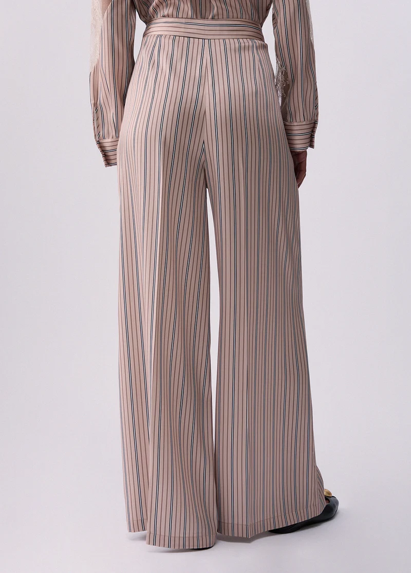 Striped Palazzo Trousers