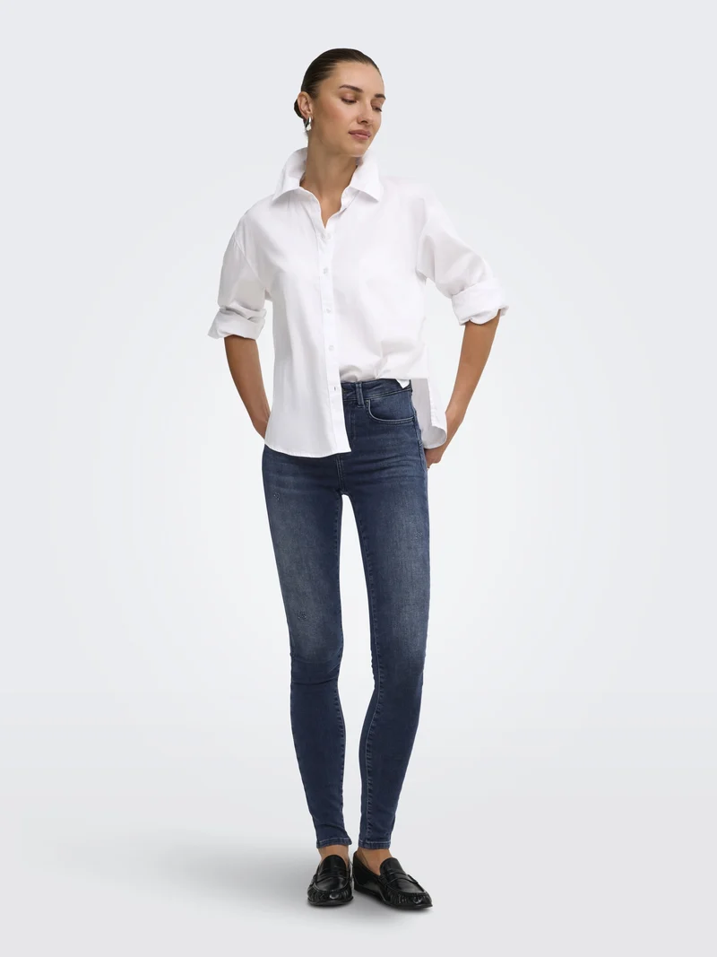 ONLPOWER MID SK PUSHUP DNM TAI887 N, Blue Black Denim