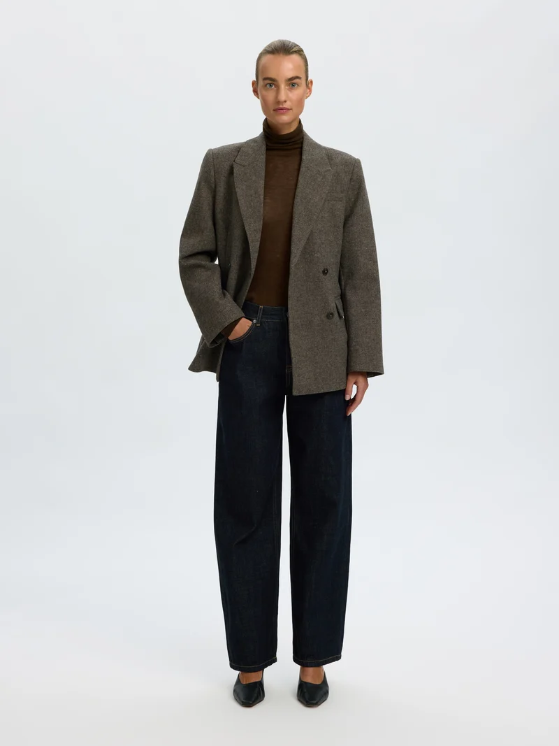 SLWVENDY WOOL LS KNIT ROLL NECK NOO, Delicioso