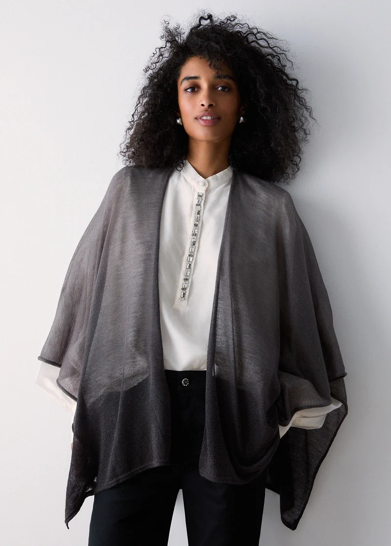 Iridescent Poncho