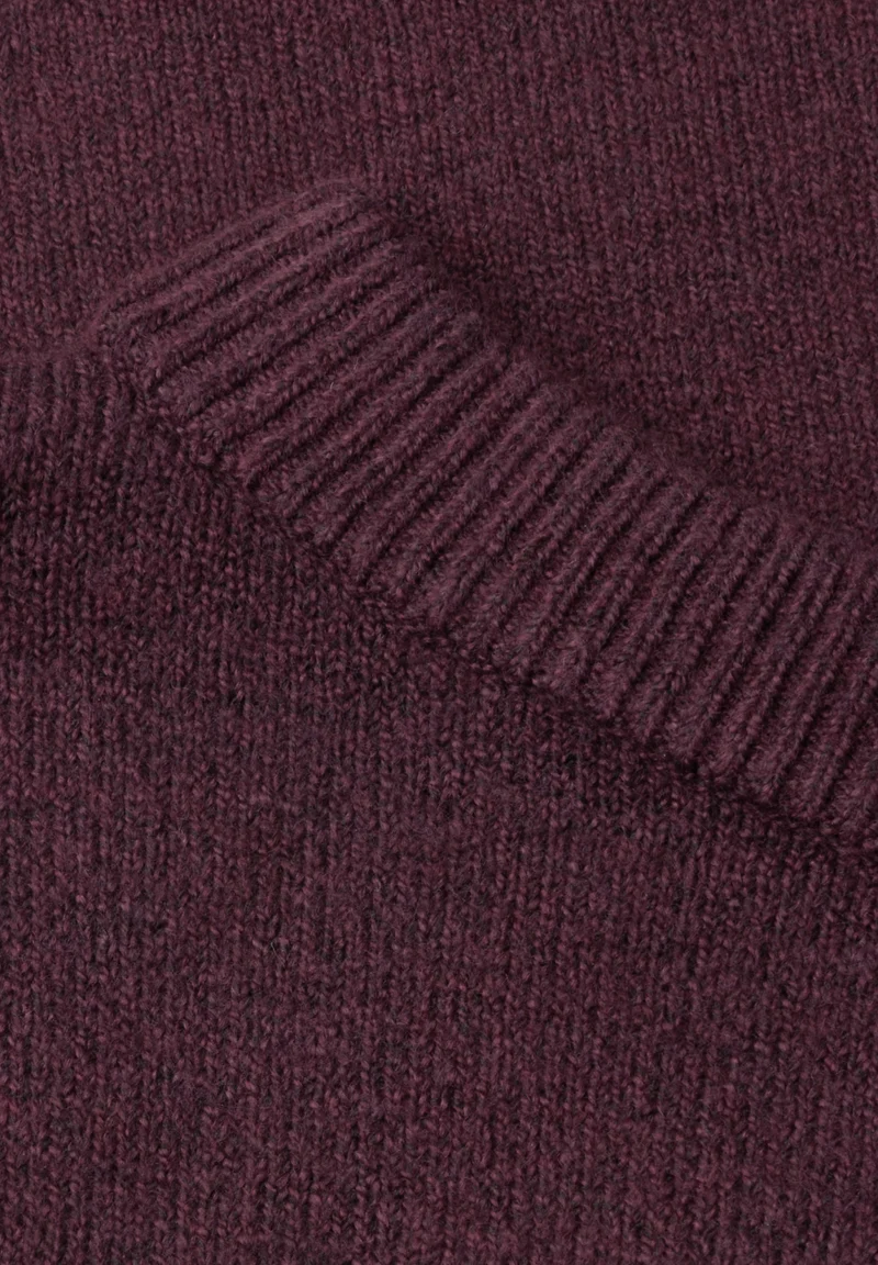 LTD QR_cosy sweater u-boat, rustic rouge mel.