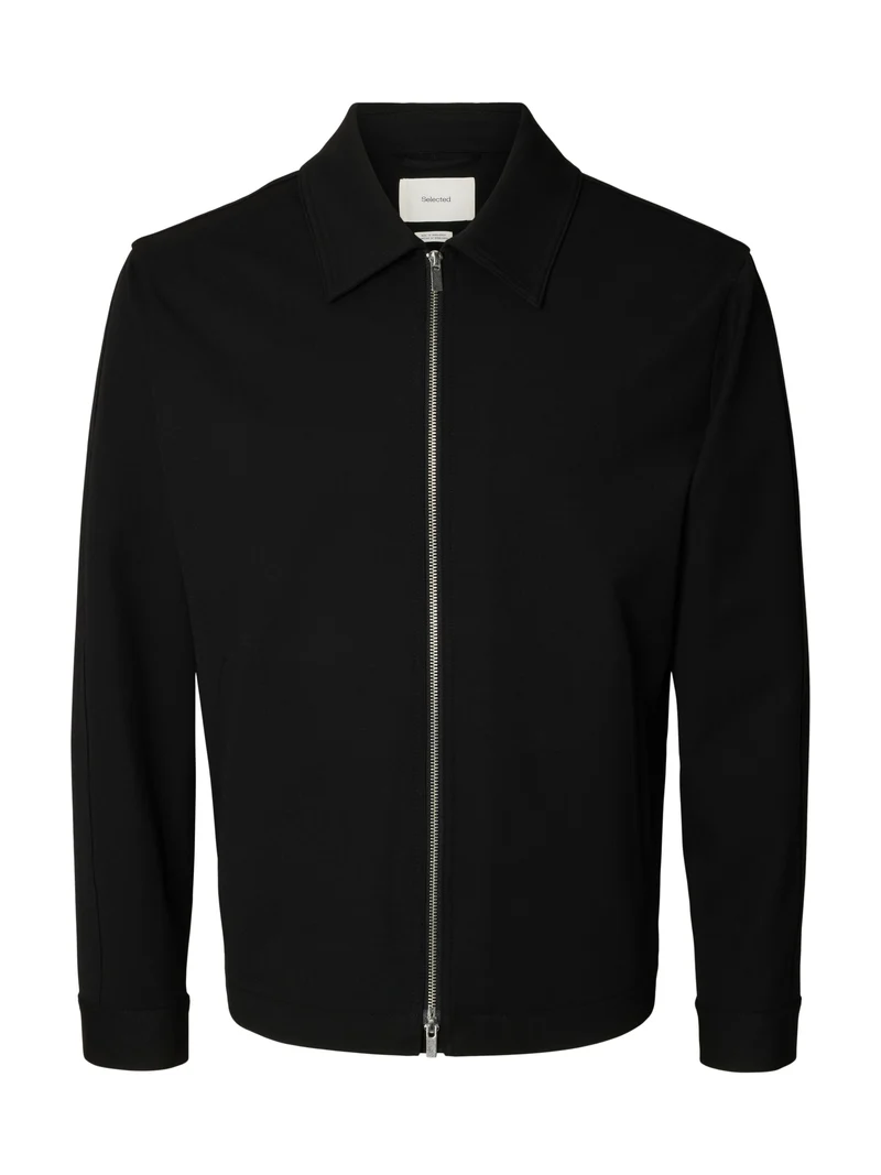 SLMREGULAR FINN ZIP JACKET NOOS, Black
