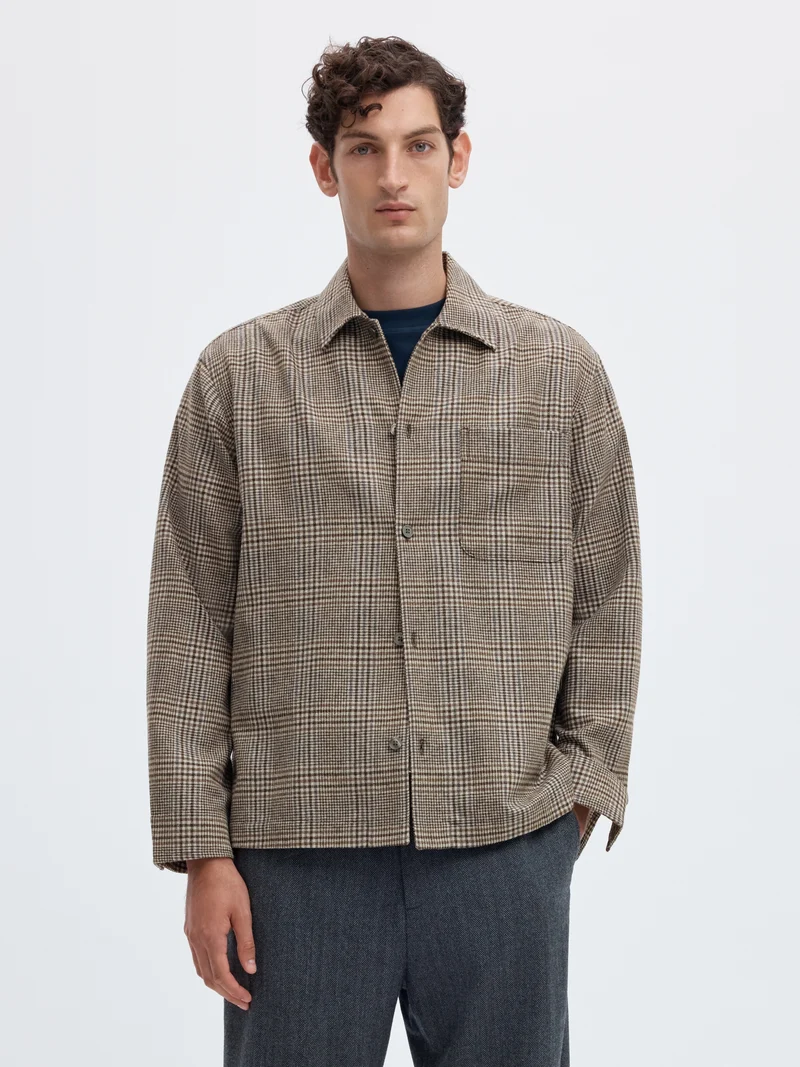 SLMRLXSVEND WT CHECK WOOL BLEND LIG, Delicioso/Mix
