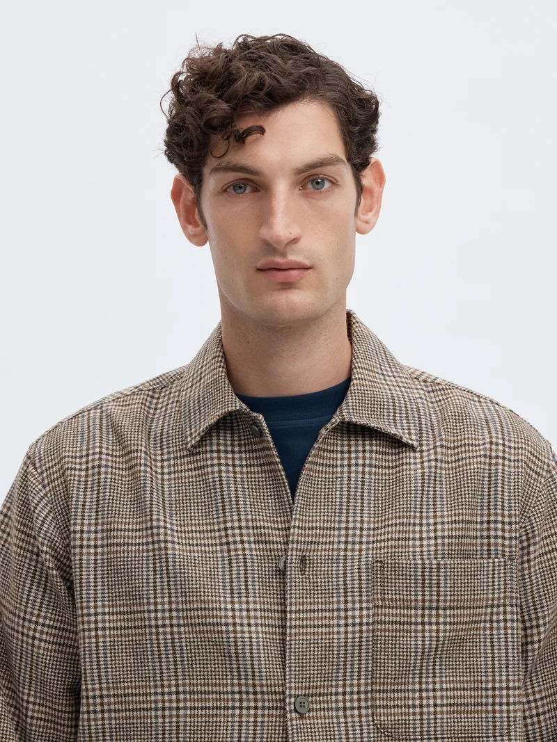 SLMRLXSVEND WT CHECK WOOL BLEND LIG, Delicioso/Mix