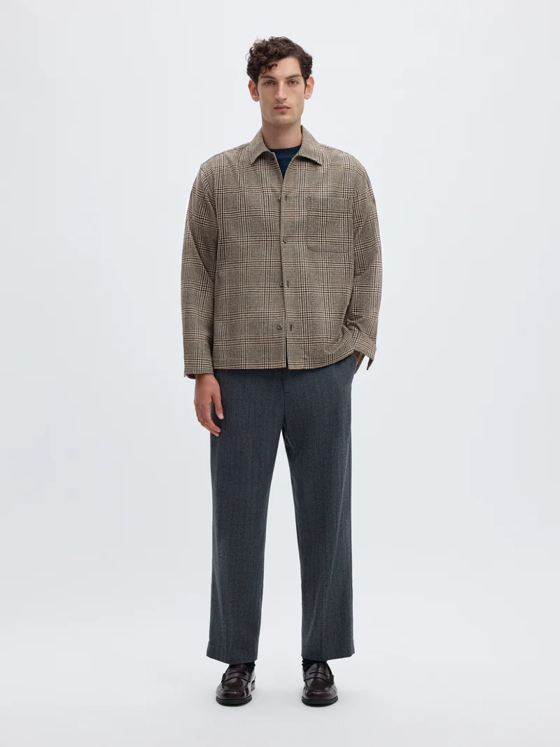 SLMRLXSVEND WT CHECK WOOL BLEND LIG, Delicioso/Mix