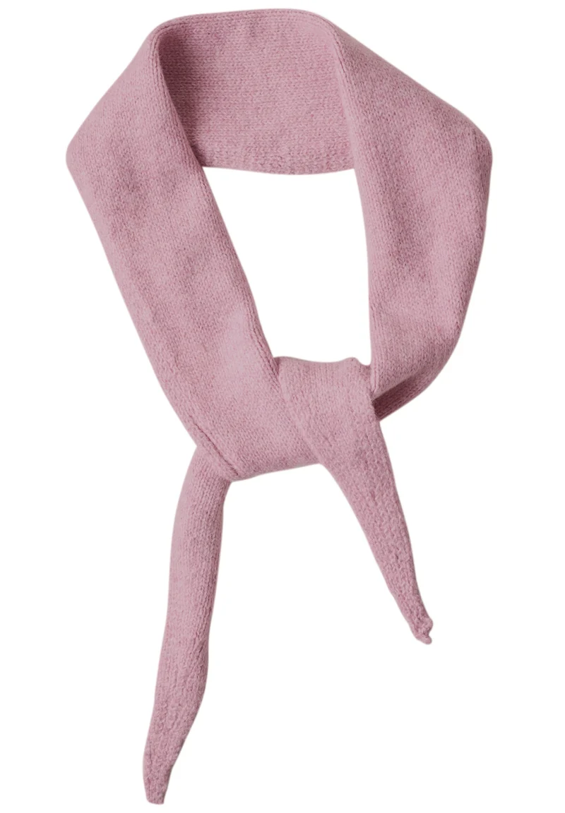 Studio_Cosy Knit Diamond Scarf, pearly rose mel.