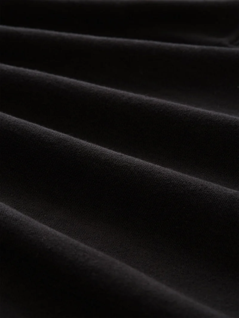 basic knit troyer, Black