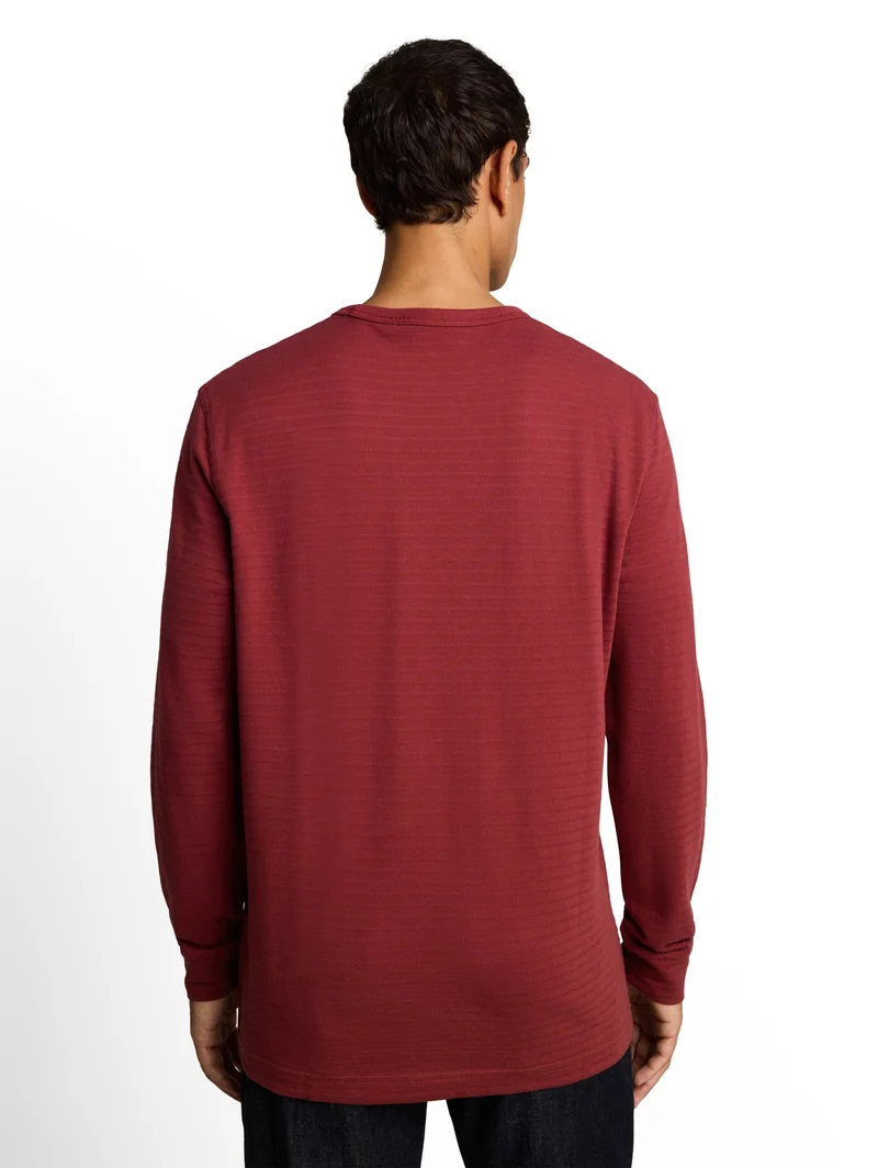 structured longsleeve, pear red