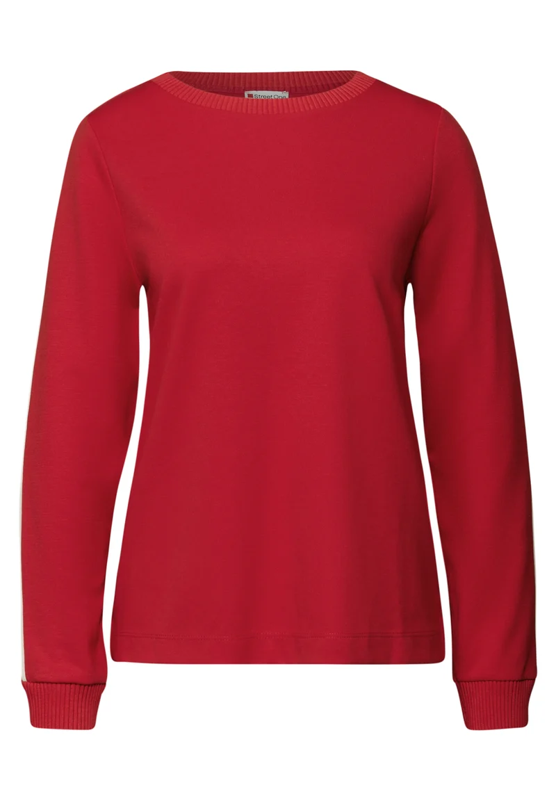 shirt w.kick details, racing red