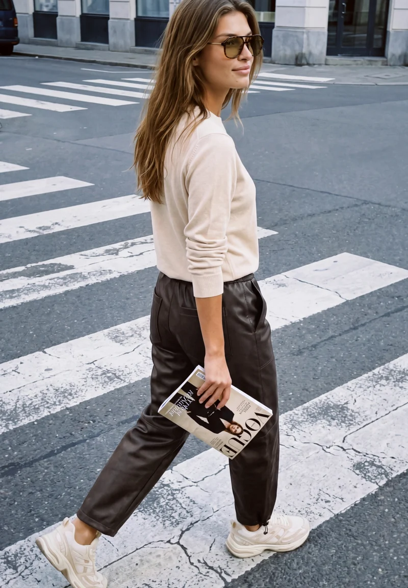 Studio_Style Cleo Barrel PU MW, charred brown