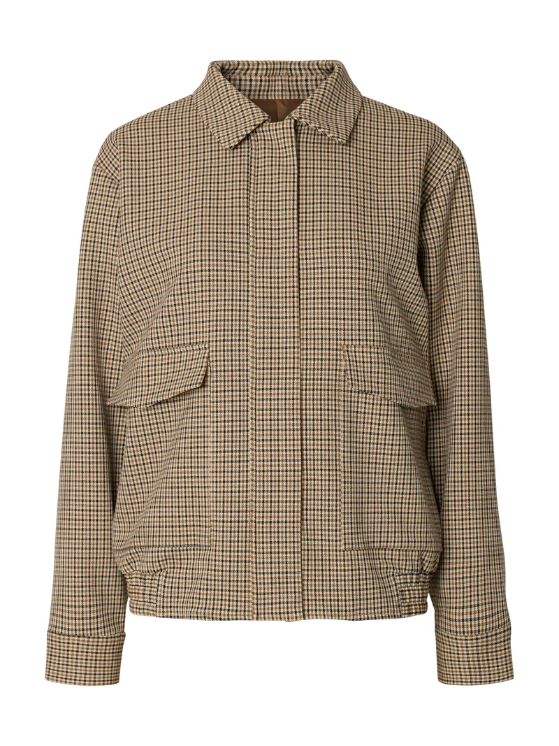 SLWELARA RELAXED BOMBER JACKET, Monks Robe/CHECKS